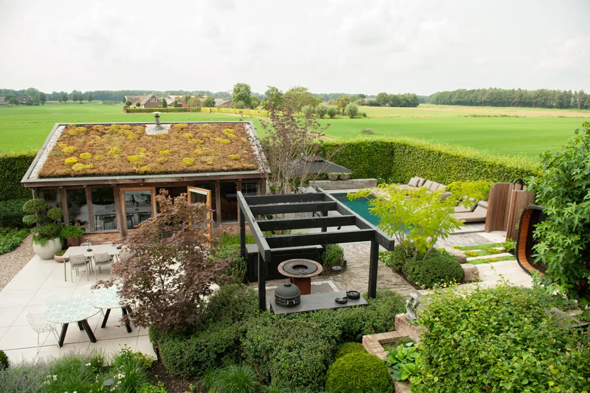 Tuinstudio en stalenkamer Bindels Buiten Beleving